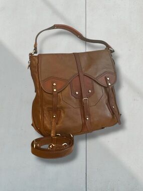 2000s Italian Leather Gryson unisex bag
